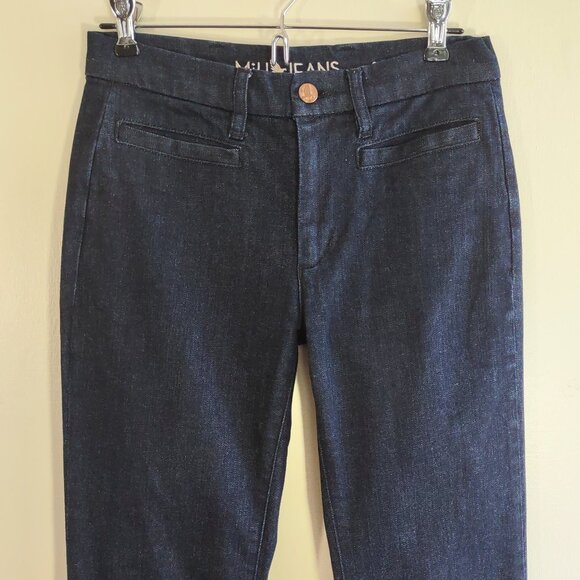 Anthropologie MiH The Marrakesh Mid-Rise Kick Flare Jean Size 26 EUC Boho Chic - Picture 6 of 11